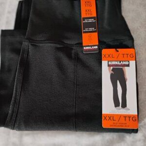 Women's Kirkland Signature Brushed Flare Pants Size xxl NWT